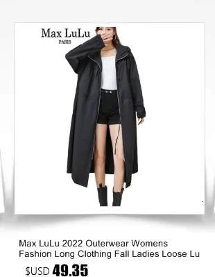 Amax luluE Autumn Korean Design Fashion Long Clothes Womens Loose Vintage Gothic Trench Coats Ladies Casual Punk Windbreakers