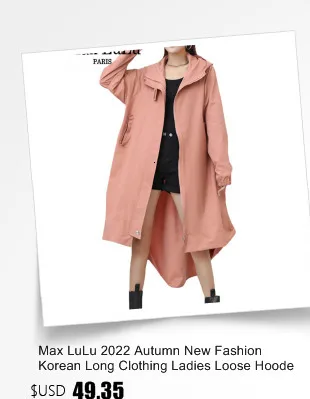 Amax luluE Autumn Korean Design Fashion Long Clothes Womens Loose Vintage Gothic Trench Coats Ladies Casual Punk Windbreakers