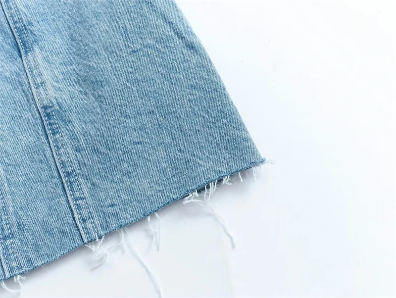 KEYANKETIAN Women's One-Line Neck Tube Top Denim Dress Summer New Fashion Chic Tight Light Blue Ladies Package Hip Mini Skirt
