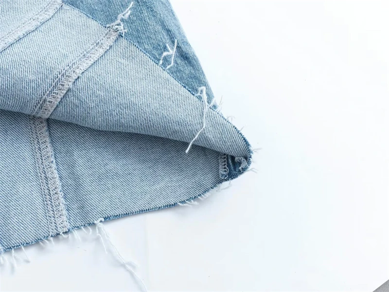 KEYANKETIAN Women's One-Line Neck Tube Top Denim Dress Summer New Fashion Chic Tight Light Blue Ladies Package Hip Mini Skirt