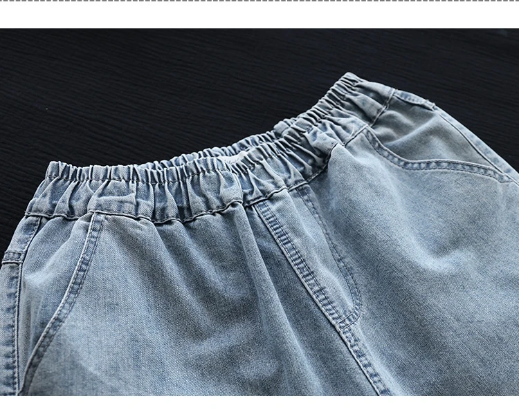 Amax luluE 2025 Womens Luxury Spring Loose Embroidery Wide Trousers Holes Leisure Jeans Females Classic Vintage Punk Denim Pants