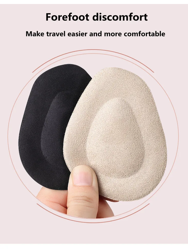 Anti-slip Silicone Gel Inserts for Plantar Fascitis Gel Half Insoles for Shoes Women Forefoot Anti-Pain Insert Foot High Heels