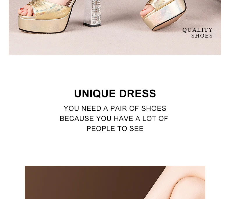 PRXDONG INS Fashion Womne's Sandals Summer Shoes Chunky High Heels Platform Gold Silver Dress Party Wedding Female Shoes Pumps