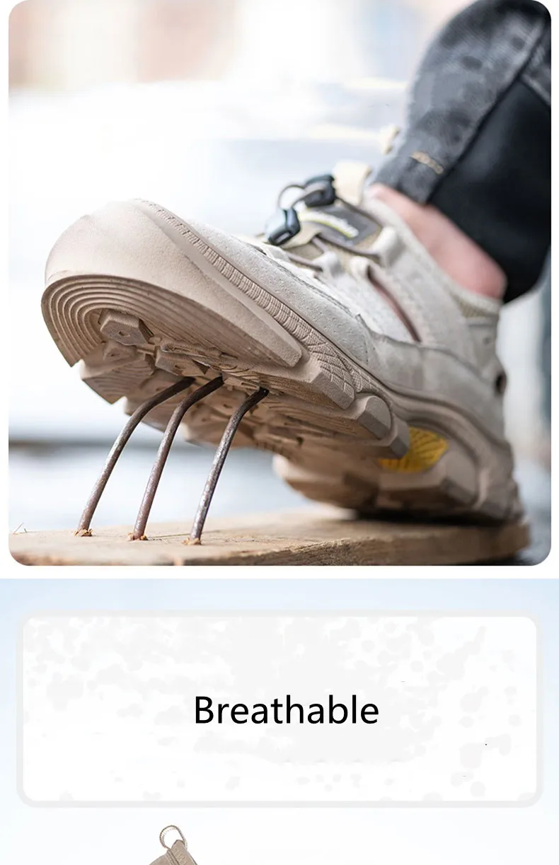 mens casual steel toe covers working shoes summer safety shoe worker breathable tooling sandals security sneakers safe footwear