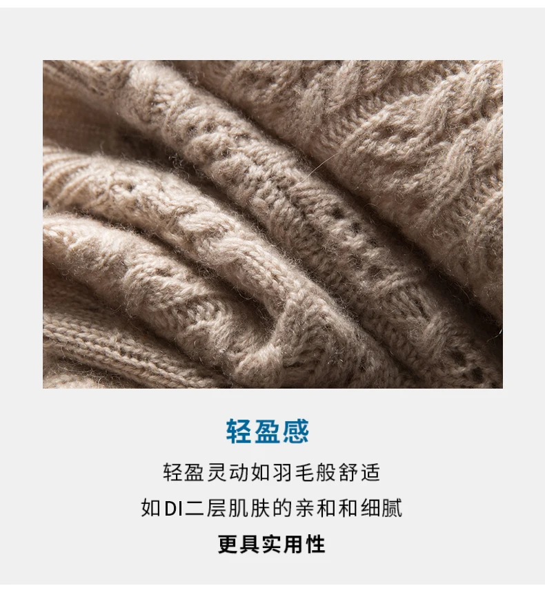 100% pure cardigan women round neck show thin hollow cashmere sweater knitted leggings fall winter loose jumper top
