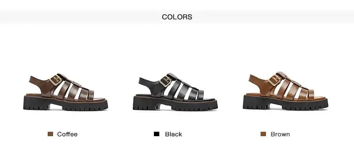 BeauToday Gladiator Sandals Women Cow Leather Open Toe Slingback Metal Buckle Strap Platform Casual Summer Female Shoes 38207