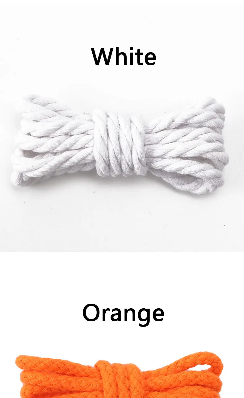 New Linen Cotton Shoelaces 7mm Bold Round Shoelace for Sneakers Dunk Sb AF1/AJ Boot Board Casual Canvas Shoes Shoestrings 7Color