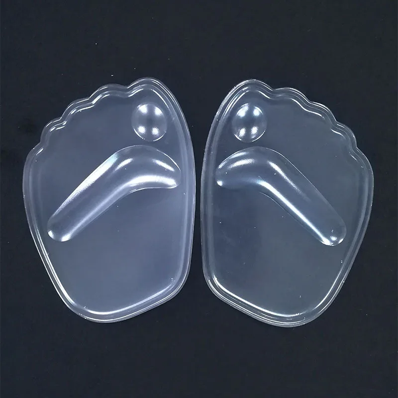 1Pair Women Silicone Gel Insoles for Shoes Forefoot Pad Insoles Inserts High Heel Insole for Shoe Inserts Pads Reduces Pain