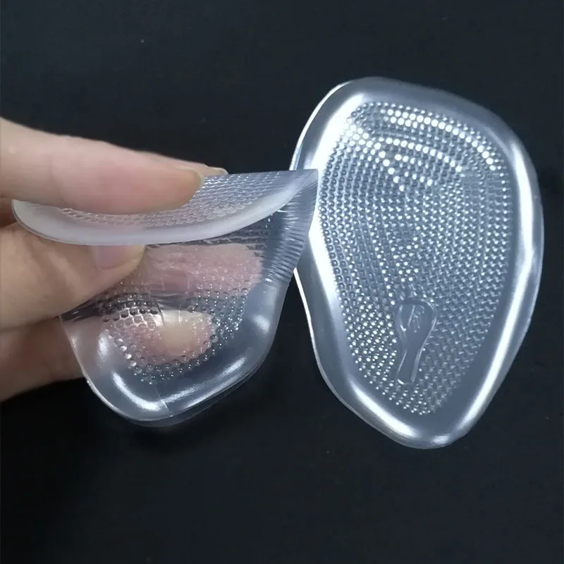 1Pair Women Silicone Gel Insoles for Shoes Forefoot Pad Insoles Inserts High Heel Insole for Shoe Inserts Pads Reduces Pain