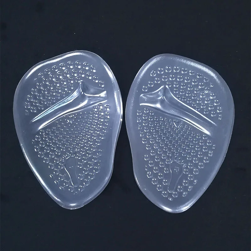 1Pair Women Silicone Gel Insoles for Shoes Forefoot Pad Insoles Inserts High Heel Insole for Shoe Inserts Pads Reduces Pain