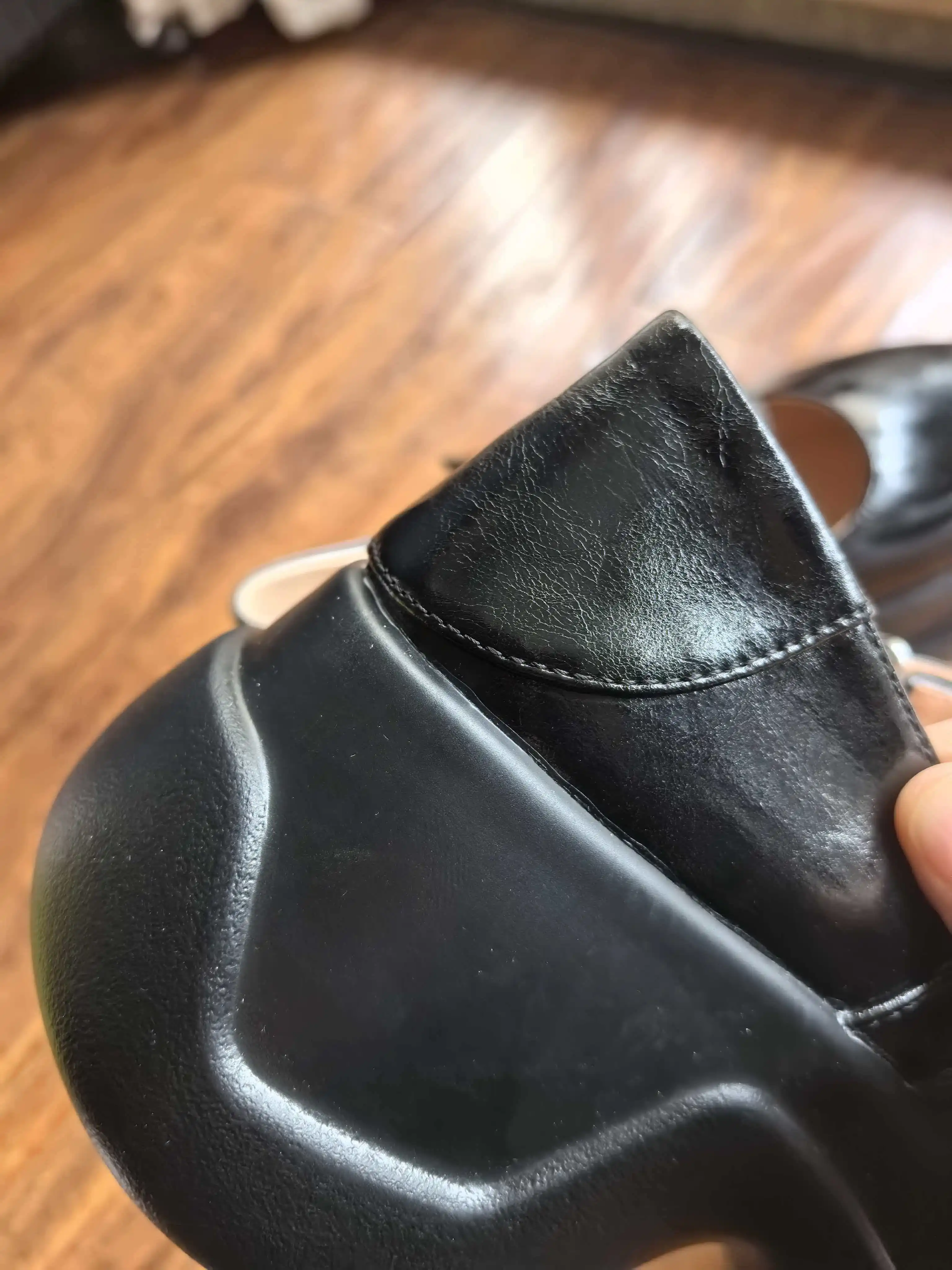 MKKHOU Fashion Pumps New High Quality True Leather Round Head Elevated Thick Sole Shoes Street Spicy Girls Modern Mary Janes