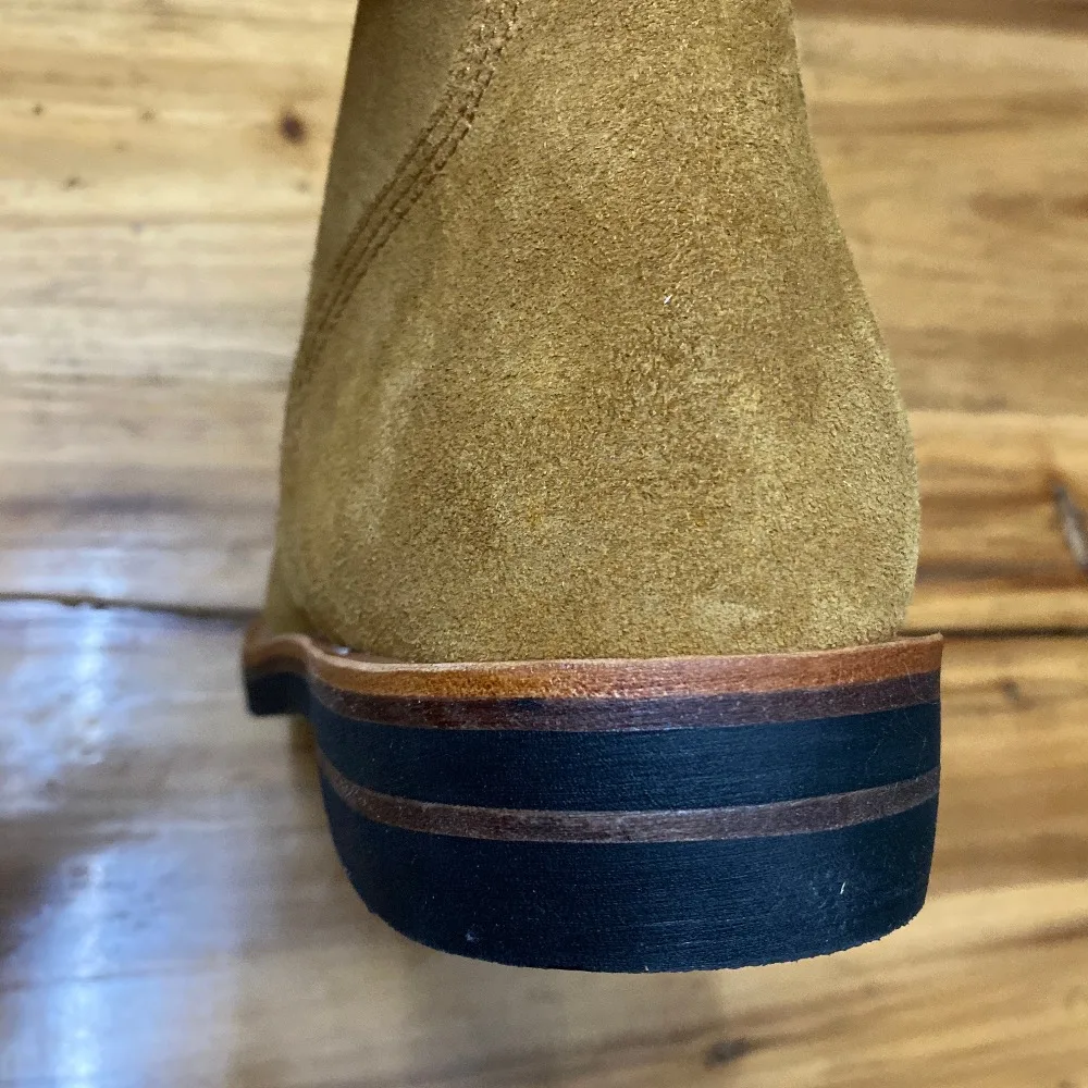 DTW01 RockCanRoll Goodyear Welted Genuine Italian Cow Leather Suede Boots Custom Made Size 35-52 Super Quality Handmade