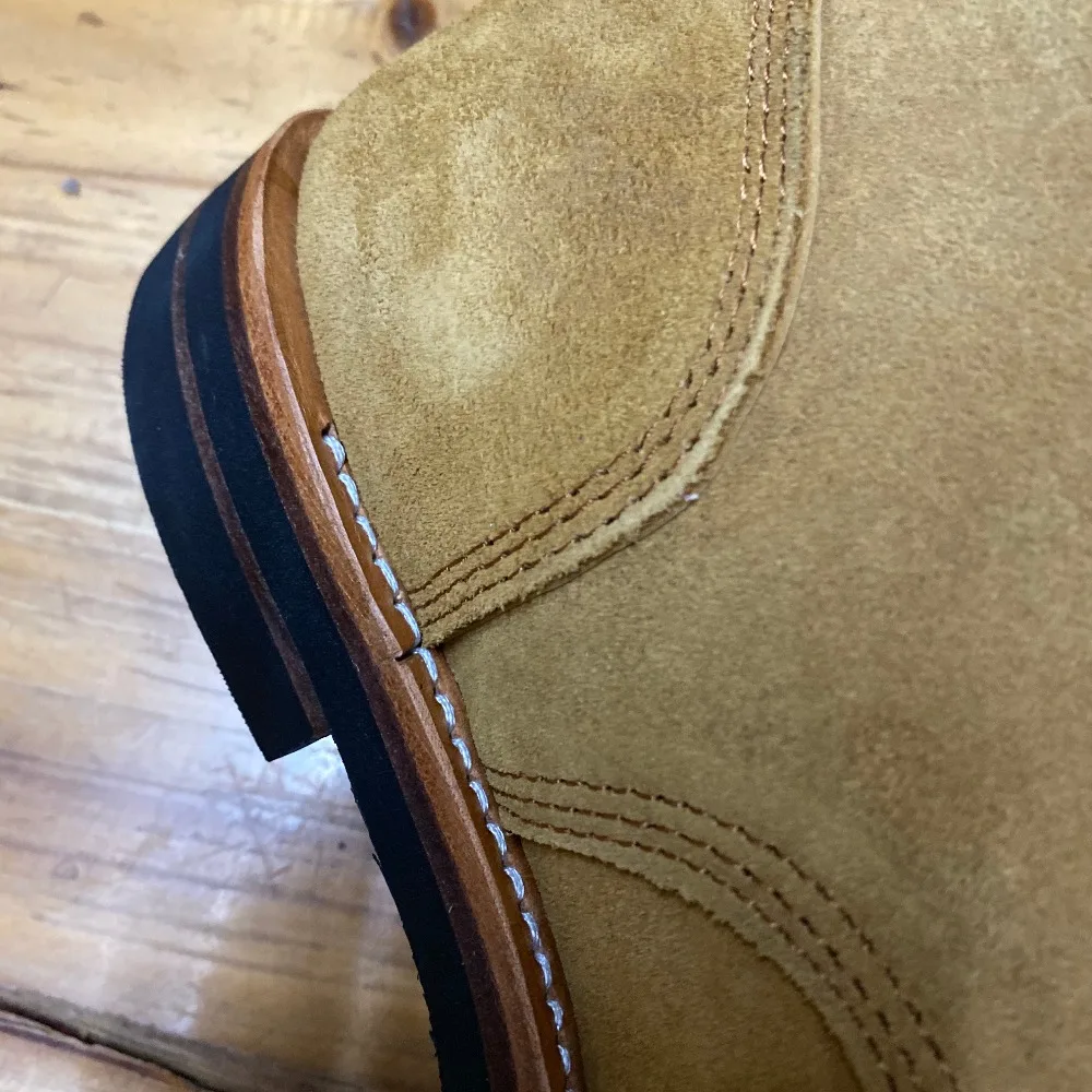 DTW01 RockCanRoll Goodyear Welted Genuine Italian Cow Leather Suede Boots Custom Made Size 35-52 Super Quality Handmade