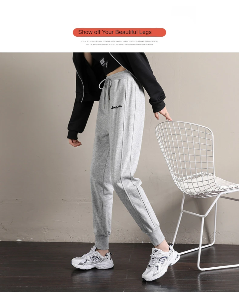 Women's Harem Pants Sports Sweatpants Women's Tracksuit Oversize Joggers Embroidery Harajuku Korean Fashion Trousers for Female