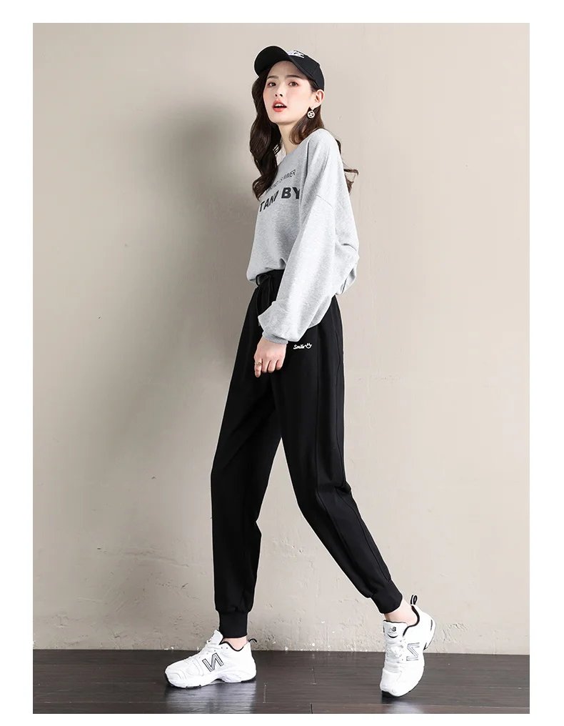 Women's Harem Pants Sports Sweatpants Women's Tracksuit Oversize Joggers Embroidery Harajuku Korean Fashion Trousers for Female