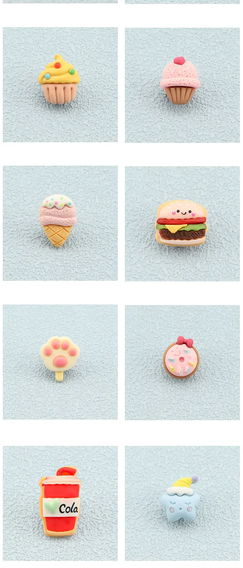 Shoelaces Decoration Clips Shoe Laces Buckle Cartoon Crown Cake Candy Macaron Color Shoes Accessories for Girl Children's 1PCS