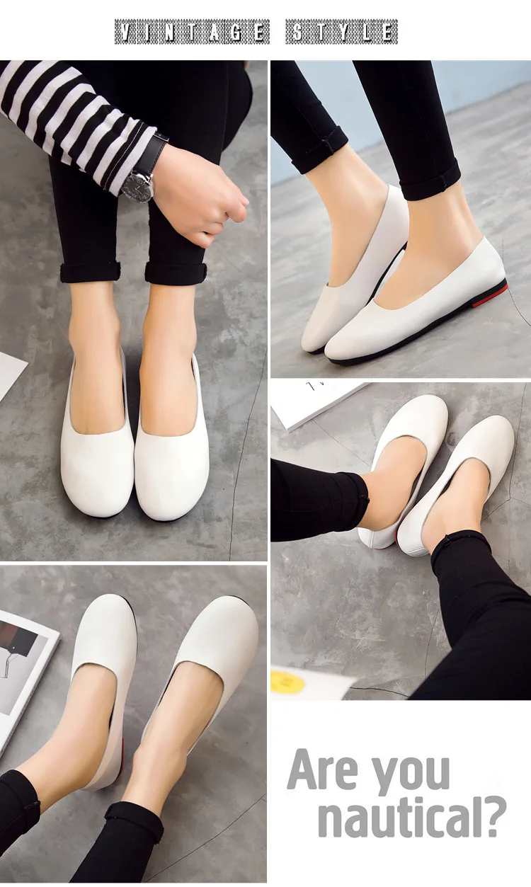 AIYUQI Women Flats Shoes Genuine Leather Ladies Shoes Large Size 41 42 43 Casual Lightweight Non-Slip 2026 New Women Loafers