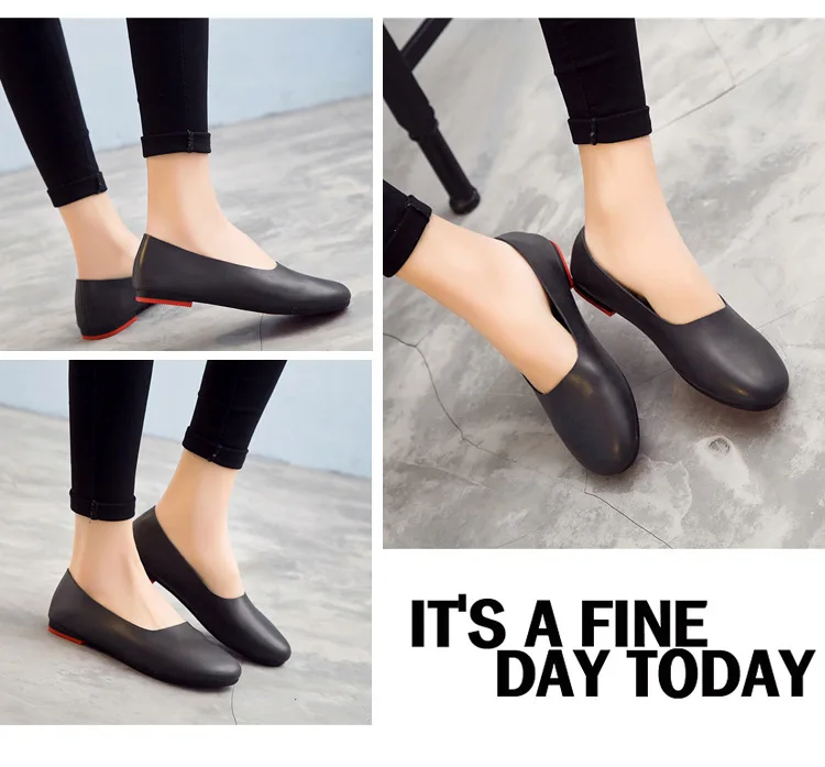 AIYUQI Women Flats Shoes Genuine Leather Ladies Shoes Large Size 41 42 43 Casual Lightweight Non-Slip 2026 New Women Loafers
