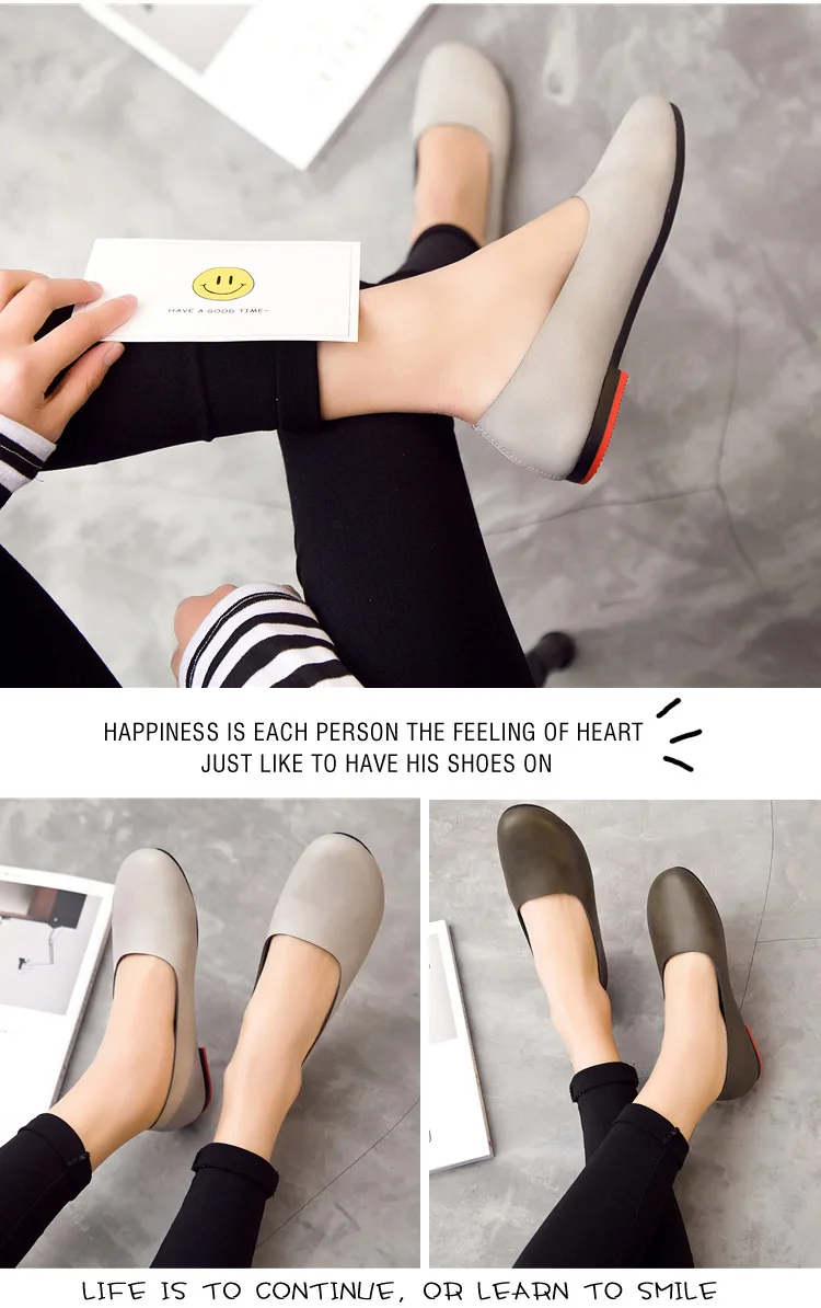 AIYUQI Women Flats Shoes Genuine Leather Ladies Shoes Large Size 41 42 43 Casual Lightweight Non-Slip 2026 New Women Loafers