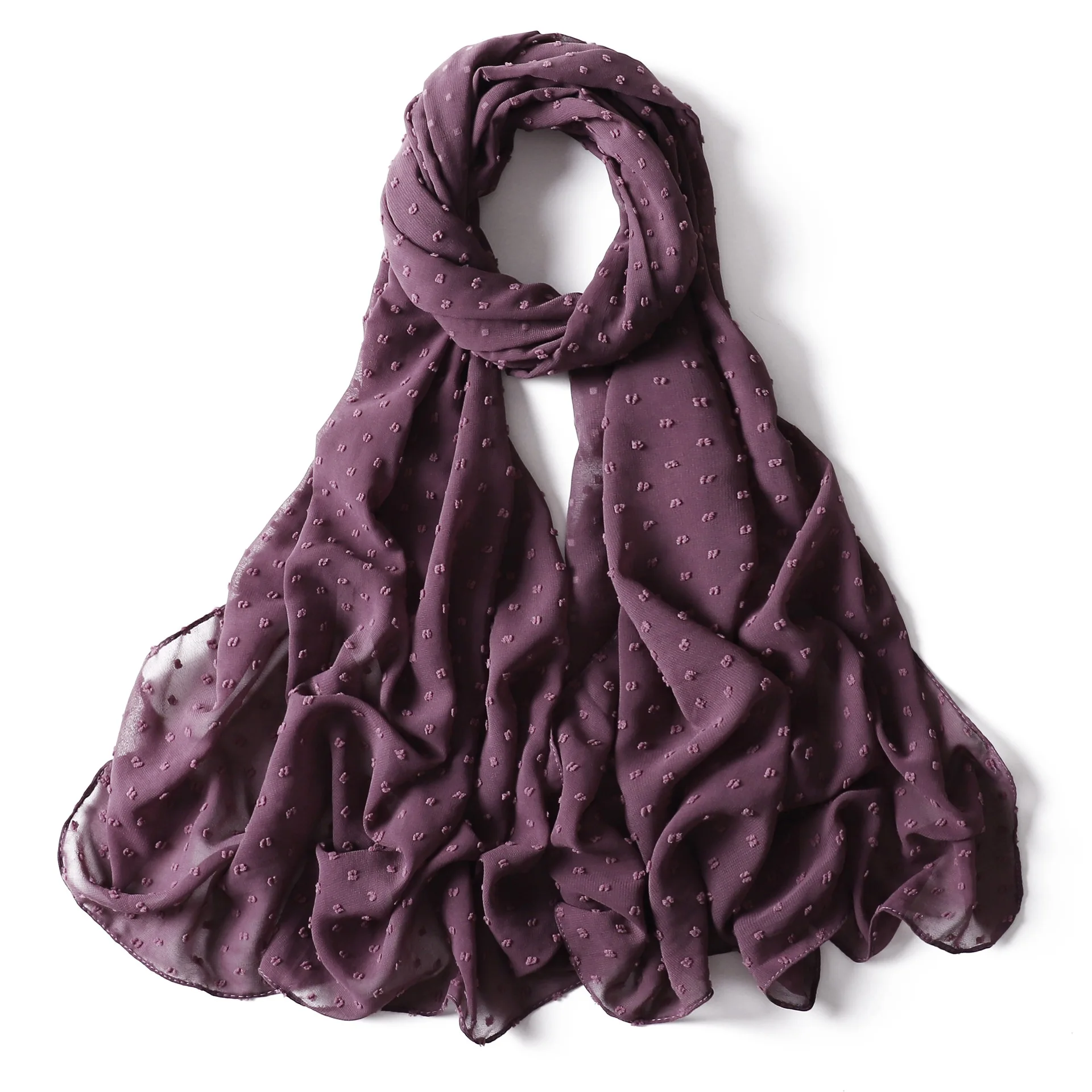 Fashion Chiffon Hijab Scarf For Women Muslim Shawl Headscarf Hair Scarves Black White Soft Turban Mujer Long Head Wraps Headband