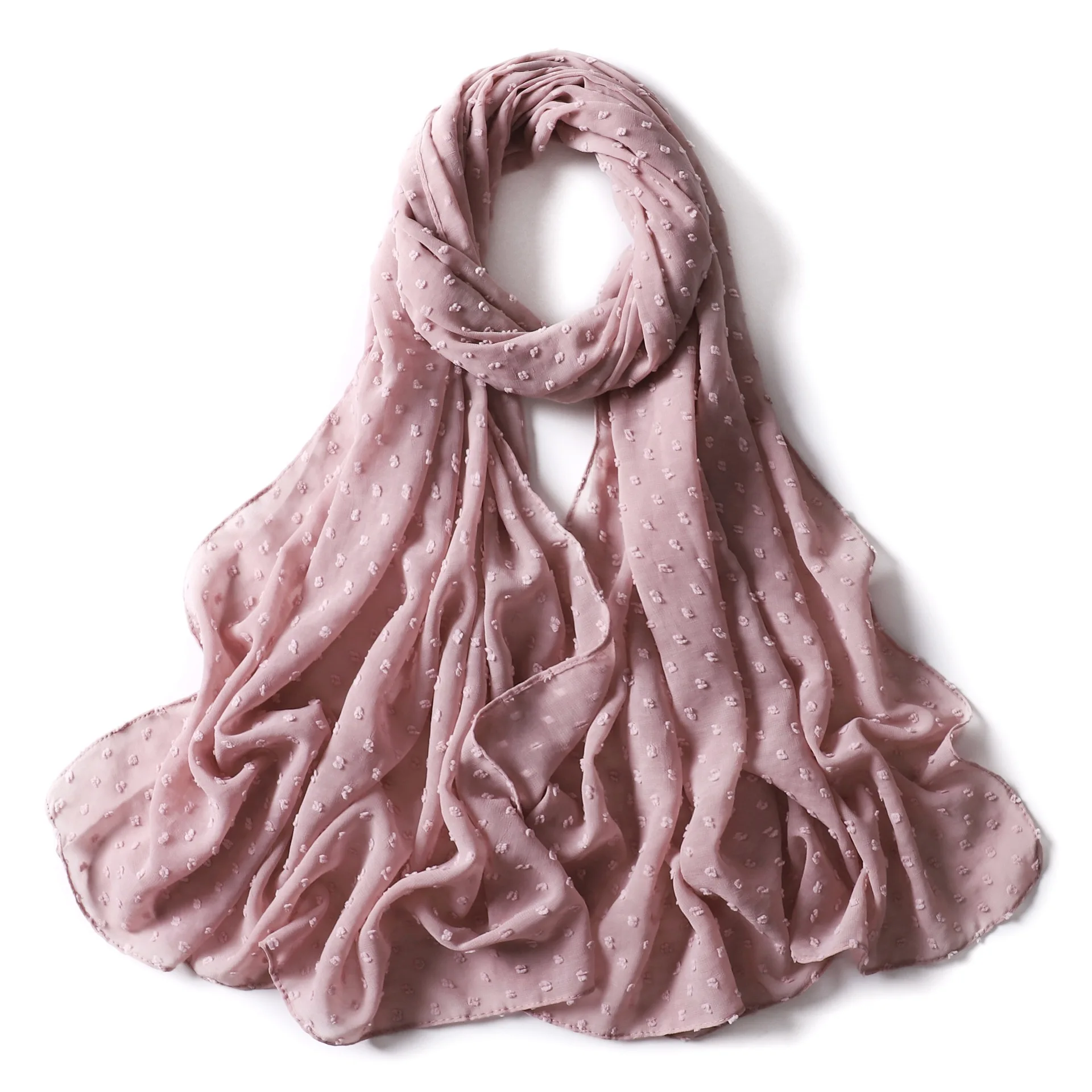 Fashion Chiffon Hijab Scarf For Women Muslim Shawl Headscarf Hair Scarves Black White Soft Turban Mujer Long Head Wraps Headband