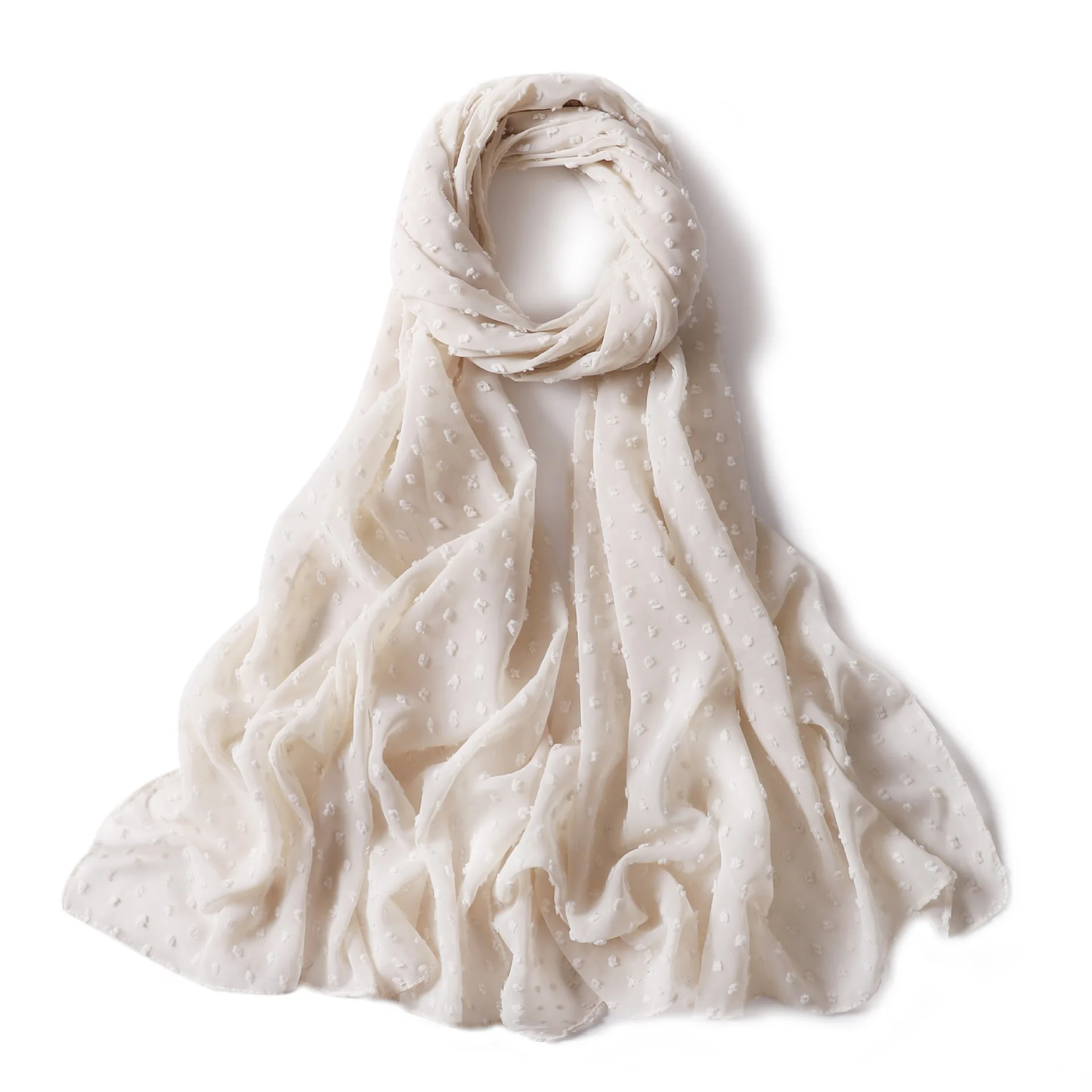 Fashion Chiffon Hijab Scarf For Women Muslim Shawl Headscarf Hair Scarves Black White Soft Turban Mujer Long Head Wraps Headband