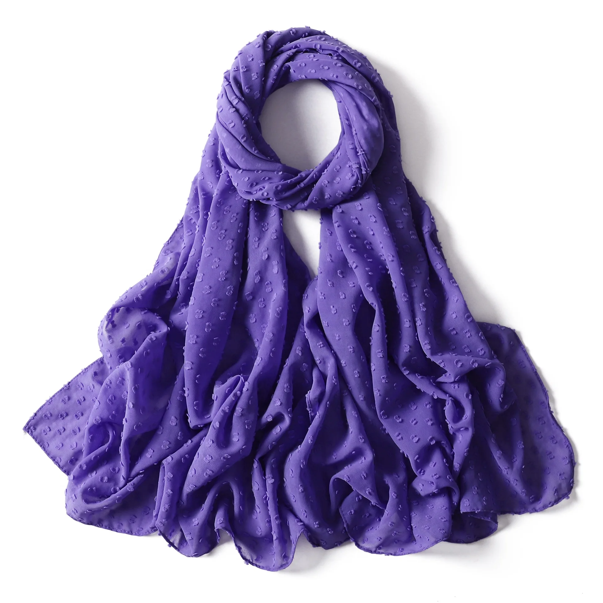 Fashion Chiffon Hijab Scarf For Women Muslim Shawl Headscarf Hair Scarves Black White Soft Turban Mujer Long Head Wraps Headband