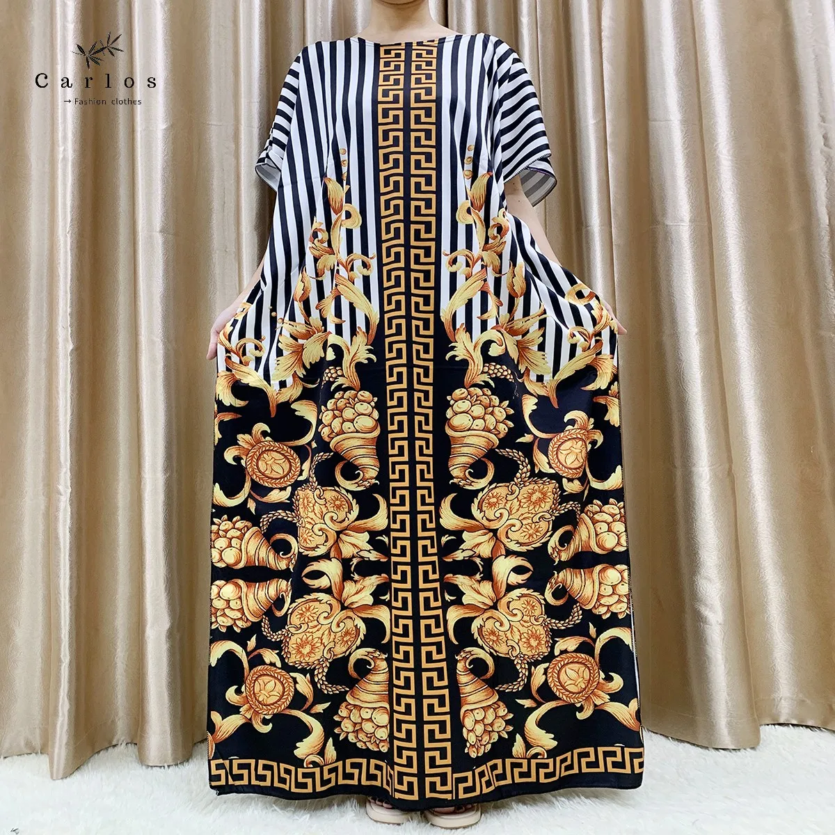 New Flower Sleeve African Dresses For Women Muslim Abaya Dubai Turkey Muslim Fashion Hijab Cotta Dress American Islam Clothing