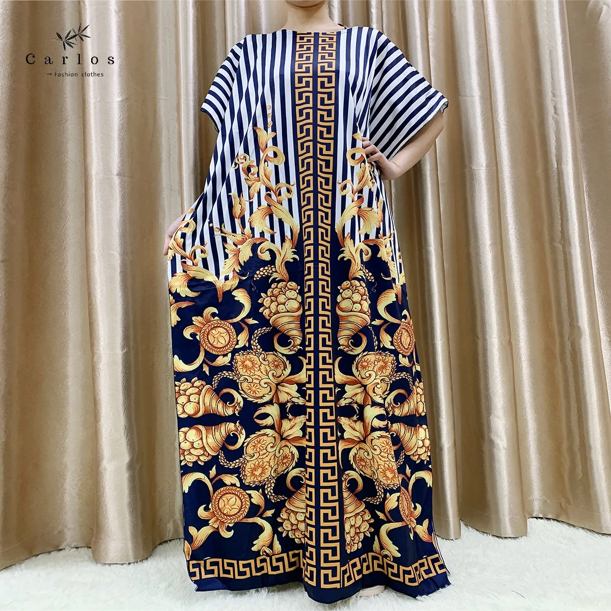 New Flower Sleeve African Dresses For Women Muslim Abaya Dubai Turkey Muslim Fashion Hijab Cotta Dress American Islam Clothing