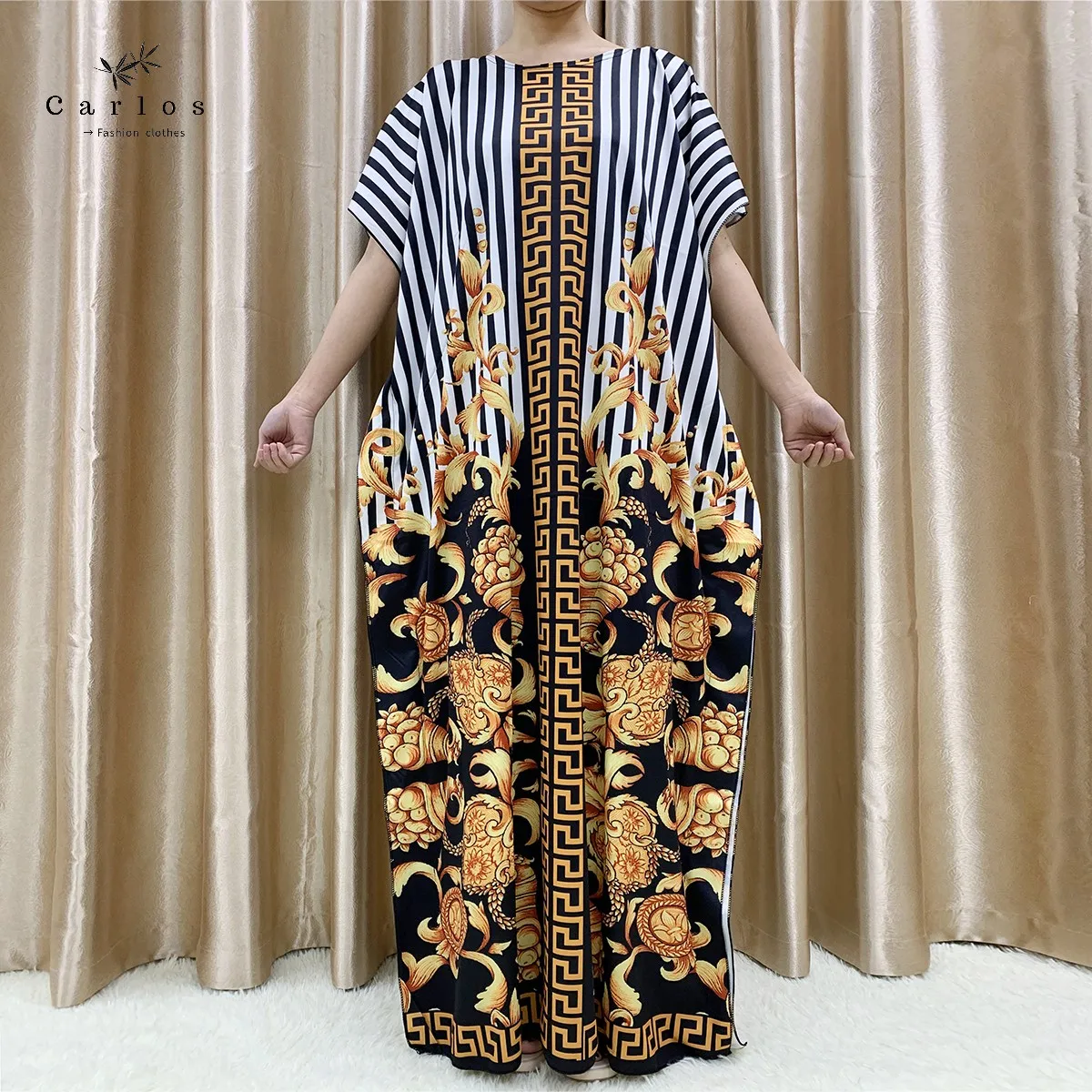 New Flower Sleeve African Dresses For Women Muslim Abaya Dubai Turkey Muslim Fashion Hijab Cotta Dress American Islam Clothing