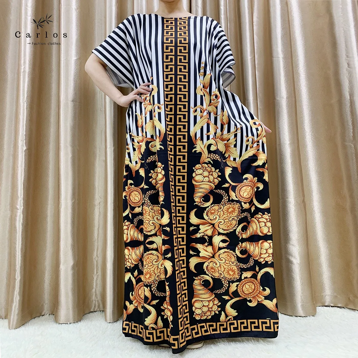 New Flower Sleeve African Dresses For Women Muslim Abaya Dubai Turkey Muslim Fashion Hijab Cotta Dress American Islam Clothing