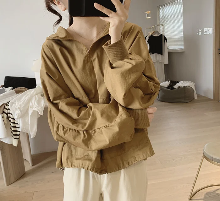 Amax luluE 2024 Summer Korean Designer Ladies Cotton Hoodies Loose Hooded Streetwear Womens Punk Sweatshirts Oversized Clothing
