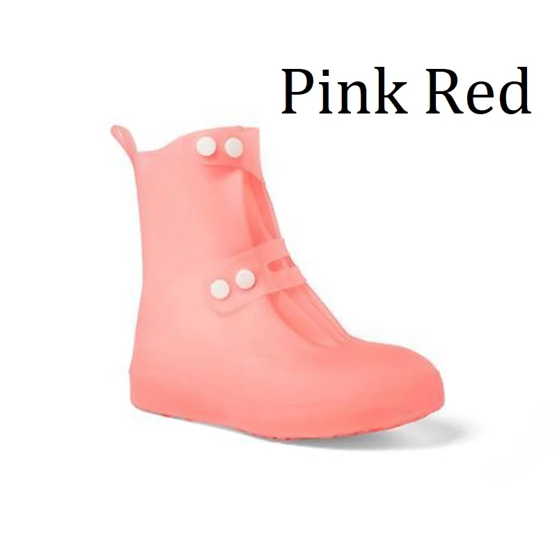 Boots Waterproof Shoe Cover Outdoor Rainy Days Silicone PVC Material Unisex Shoes Protectors Non-slip Reusable Rain Boots Covery