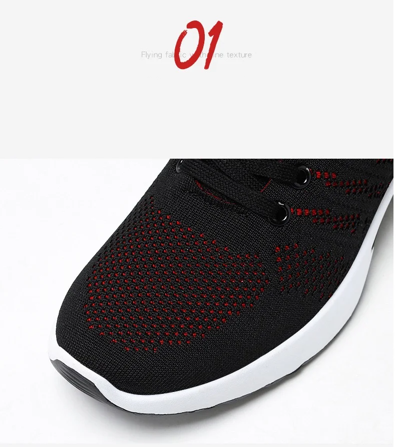 Original Navy Blue Mesh Sneakers Men's Breathable Trainers Man Casual Trekking Basketball Sports Shoes For Men Wedge Sneakers
