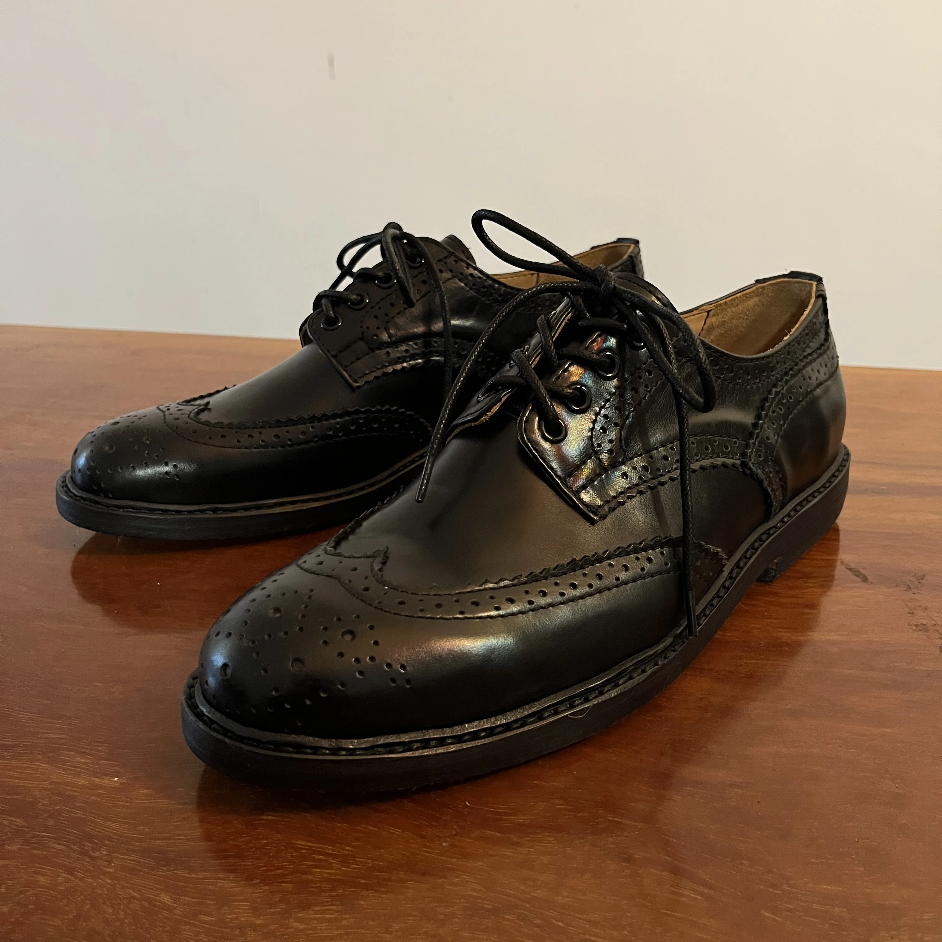 B500 RockCanRoll Super Quality Size 35-52 Handmade Goodyear Welted Durable Italian Cowhide Boots Brogue Footwear