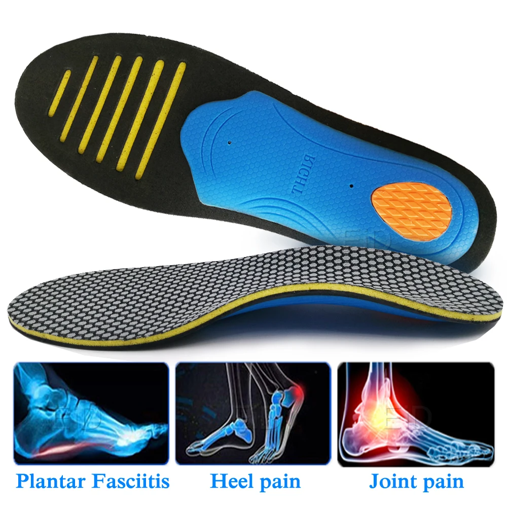 Orthopedic Shoes Sole Insoles Flat Feet Arch support Unisex EVA Orthotic Arch Support Sport Shoe Pad Insert Cushion Men Woman