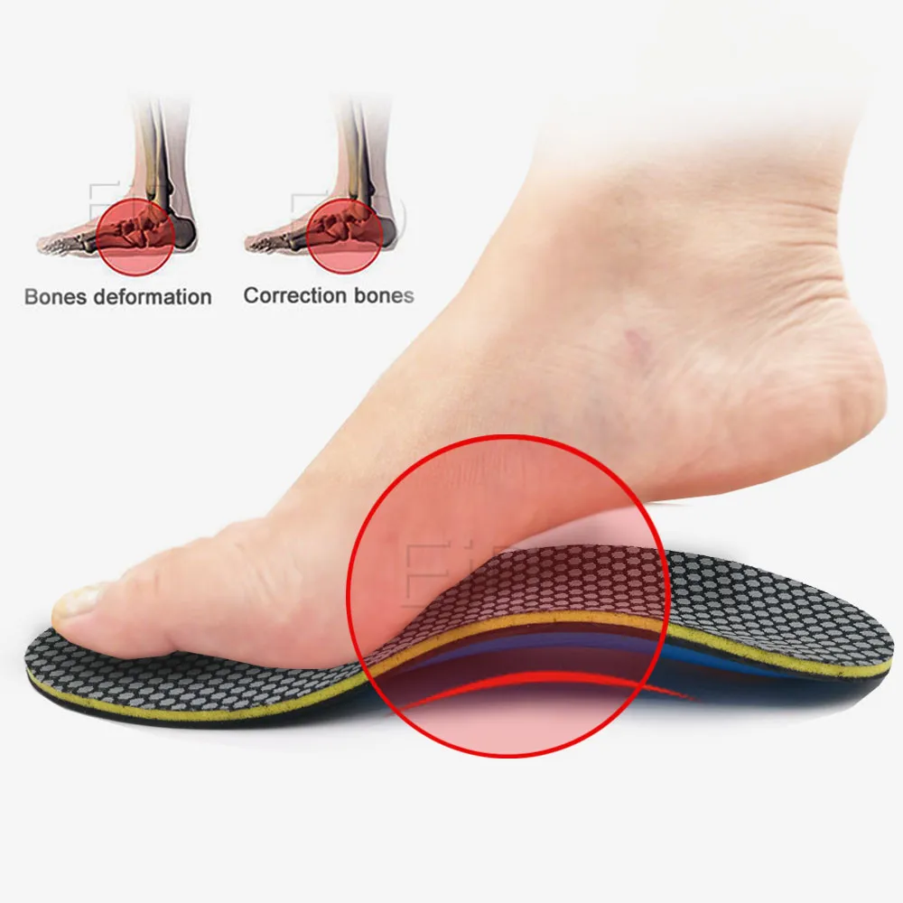 Orthopedic Shoes Sole Insoles Flat Feet Arch support Unisex EVA Orthotic Arch Support Sport Shoe Pad Insert Cushion Men Woman