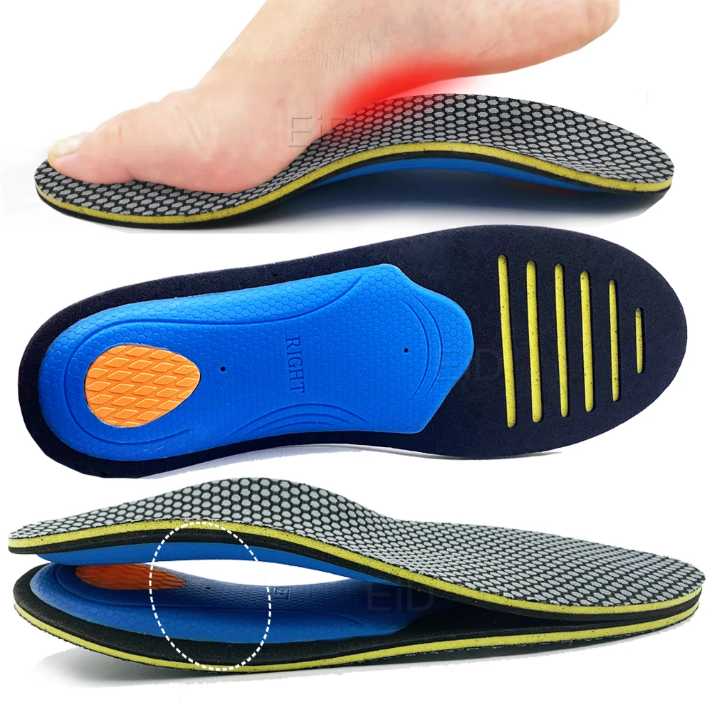 Orthopedic Shoes Sole Insoles Flat Feet Arch support Unisex EVA Orthotic Arch Support Sport Shoe Pad Insert Cushion Men Woman