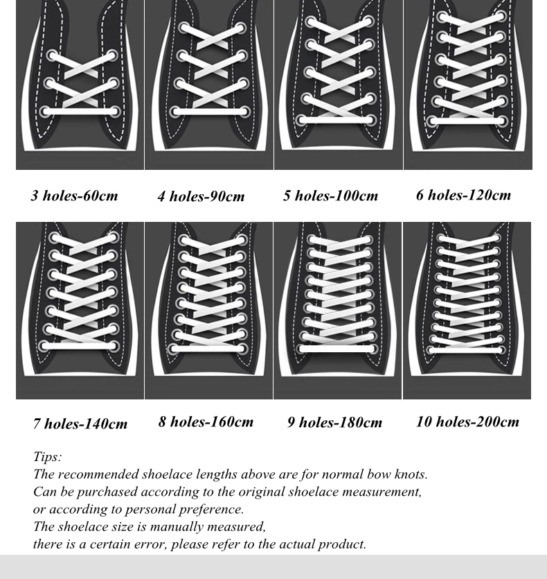 Half Round Shoelaces Basketball Shoes Men's and Women's Casual Sports Shoe Shoestrings Wear-Resistant White Black Shoe Laces