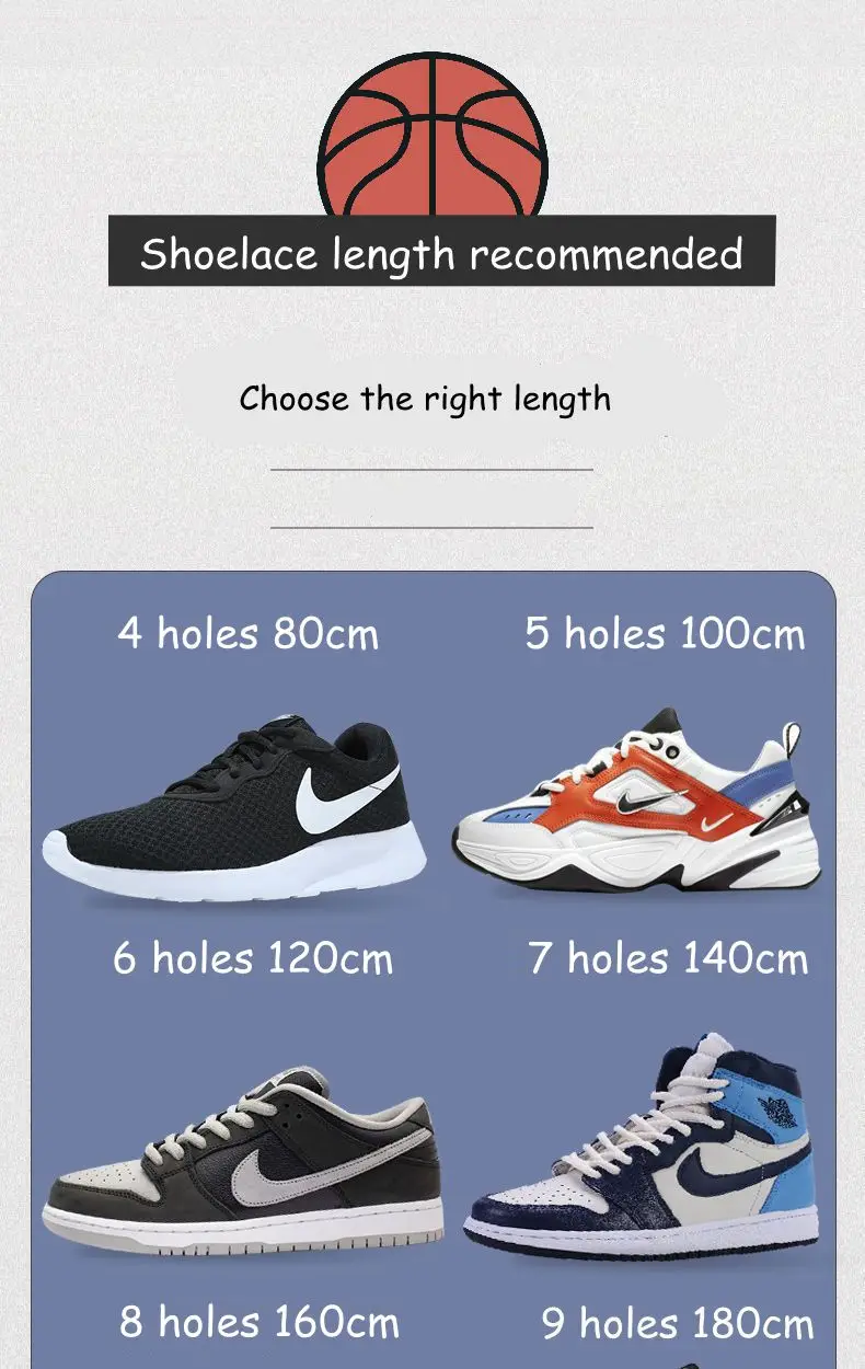 Half Round Shoelaces Basketball Shoes Men's and Women's Casual Sports Shoe Shoestrings Wear-Resistant White Black Shoe Laces