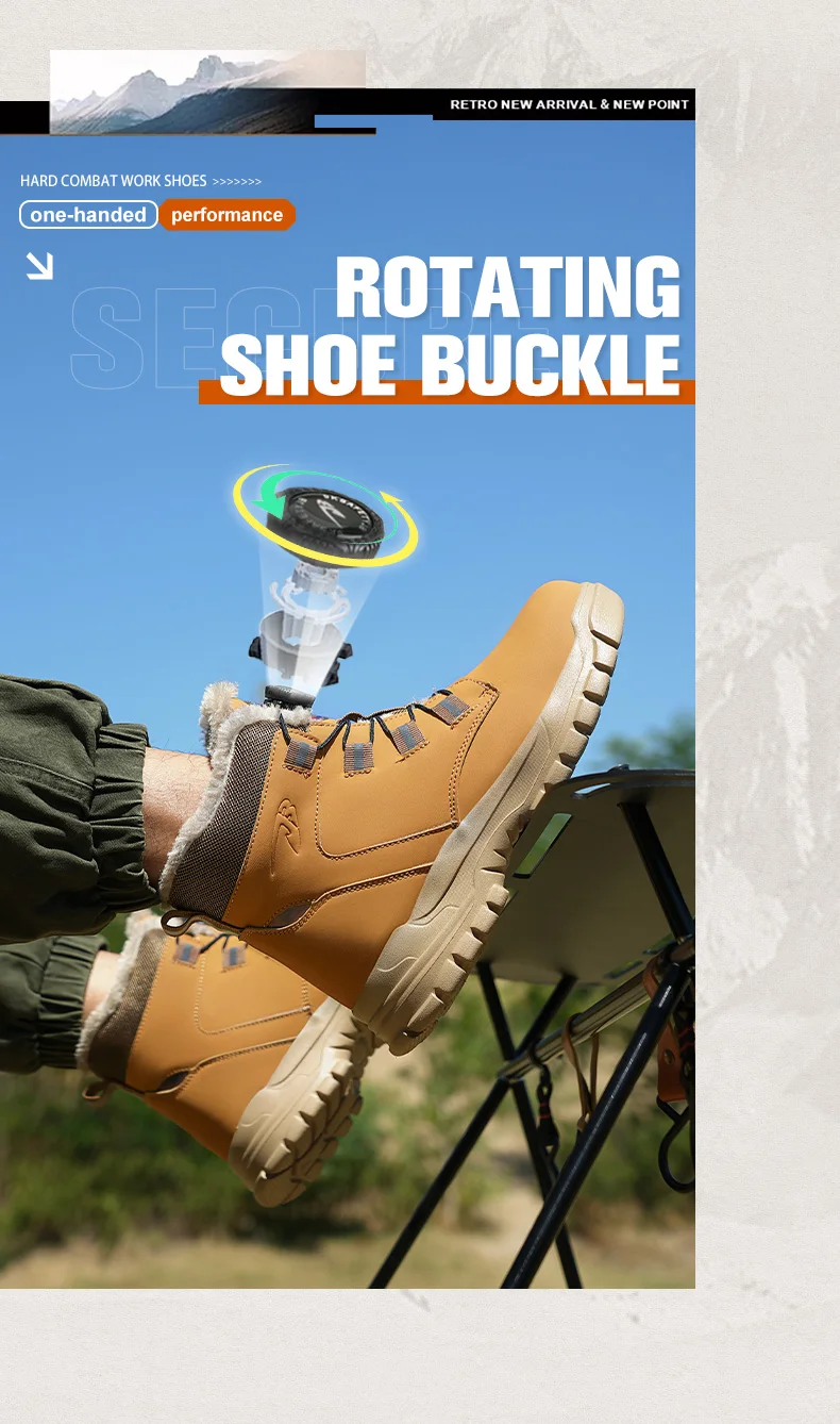 2021 Men Safety Shoes Metal Toe Indestructible Ryder Shoe Work Boots with Steel Toe Waterproof Breathable Sneakers Work Shoes