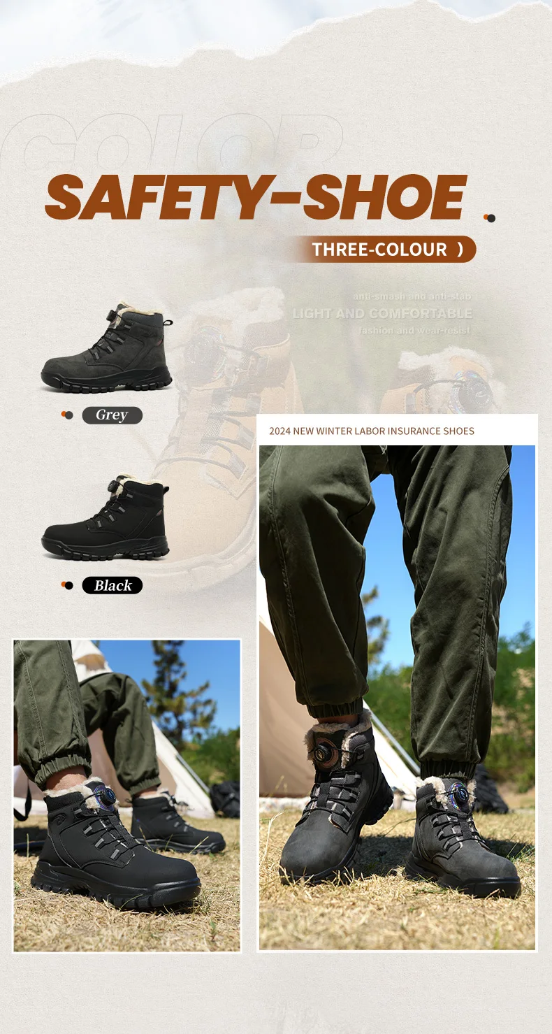 2021 Men Safety Shoes Metal Toe Indestructible Ryder Shoe Work Boots with Steel Toe Waterproof Breathable Sneakers Work Shoes
