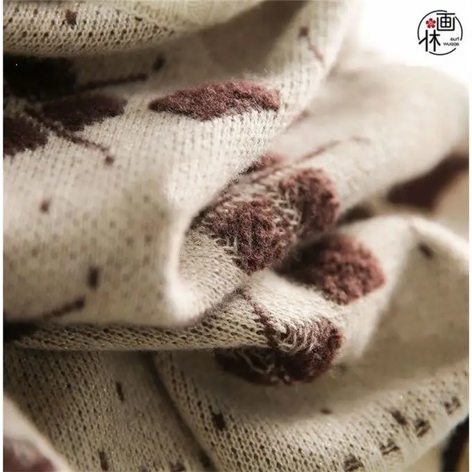 Delicate jacquard knit women's 2021 winter new loose turtleneck temperament versatile warm sweater loose