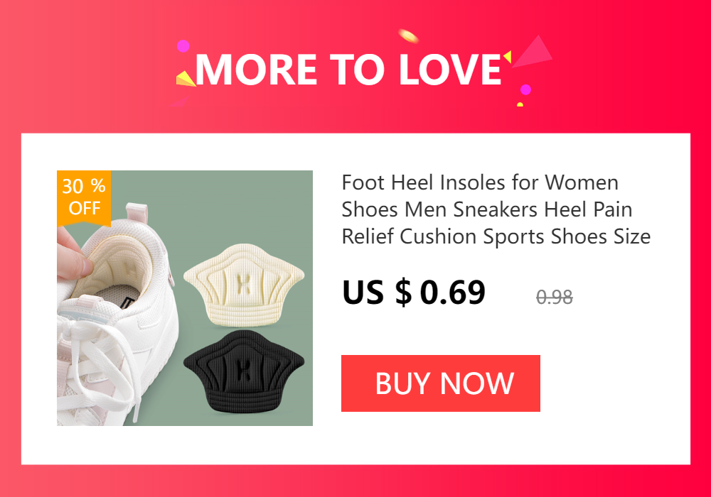 Soft Silicone Gel Insoles for Heel Spurs Pain Relief Foot Cushion Foot Massager Care Heel Cups Shoe Pads Height Increase Insoles