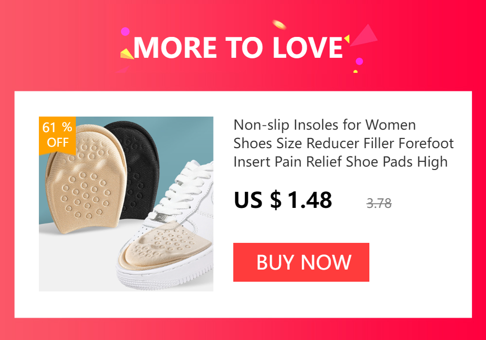 Soft Silicone Gel Insoles for Heel Spurs Pain Relief Foot Cushion Foot Massager Care Heel Cups Shoe Pads Height Increase Insoles