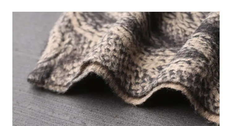 Amax luluE Fall Fashion Turtleneck Sweaters Womens Loose Casual Printed Knitted Pullover Clothes Vintage Luxury Jumpers Knitwear