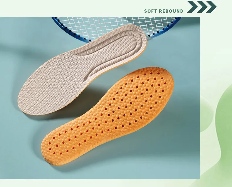 Wormwood Stepping on Shit Insoles Sports Soft Bottom Latex Shock Absorption Breathable Men Women Sweat-absorbing Deodorant Shoes