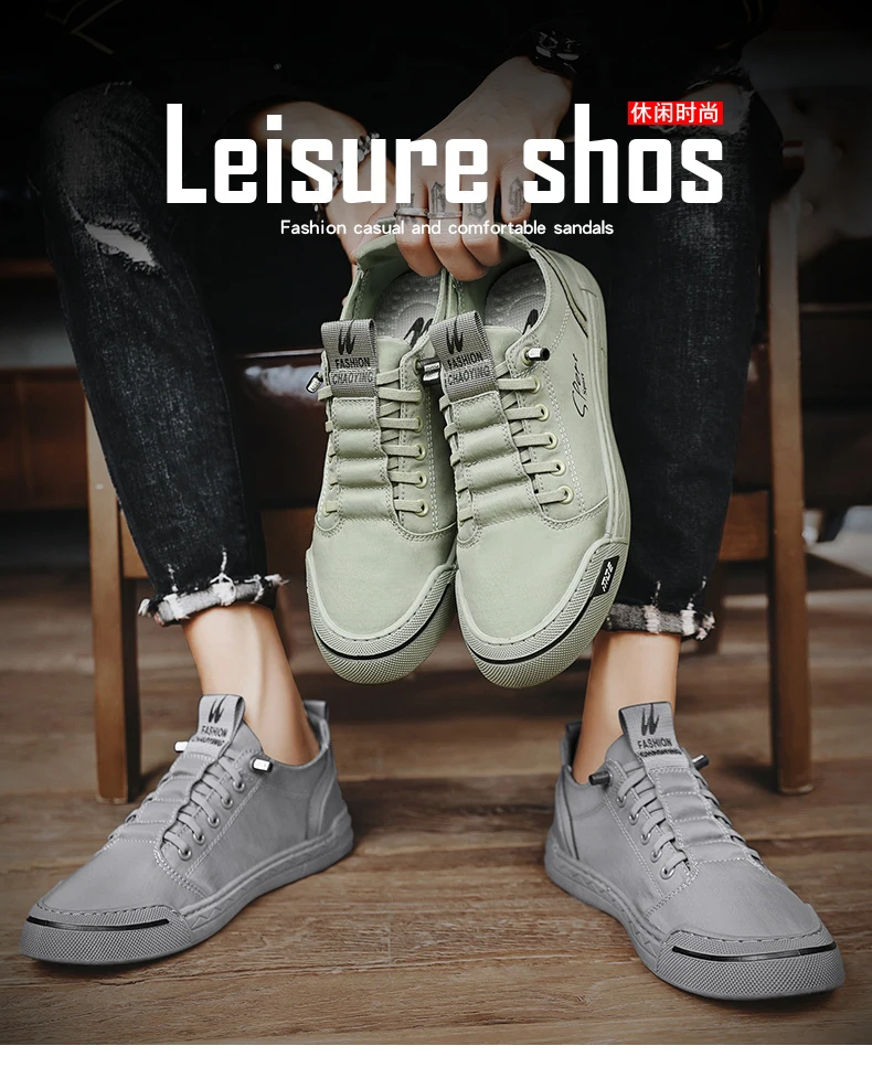 Men's Shoes Summer Breathable Ice Silk Cloth Shoes For Men Running Vulcanize Casual Sports Shoes Tenis Masculino
