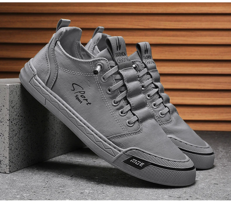 Men's Shoes Summer Breathable Ice Silk Cloth Shoes For Men Running Vulcanize Casual Sports Shoes Tenis Masculino
