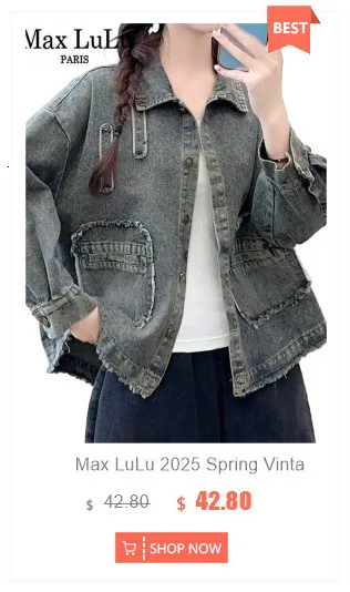 Amax LuluE Autumn 2025 Outerwear Womens Khaki Korean Style Vintage Jacket Basic Lady Casual Coat Button Harajuku Loose Clothing